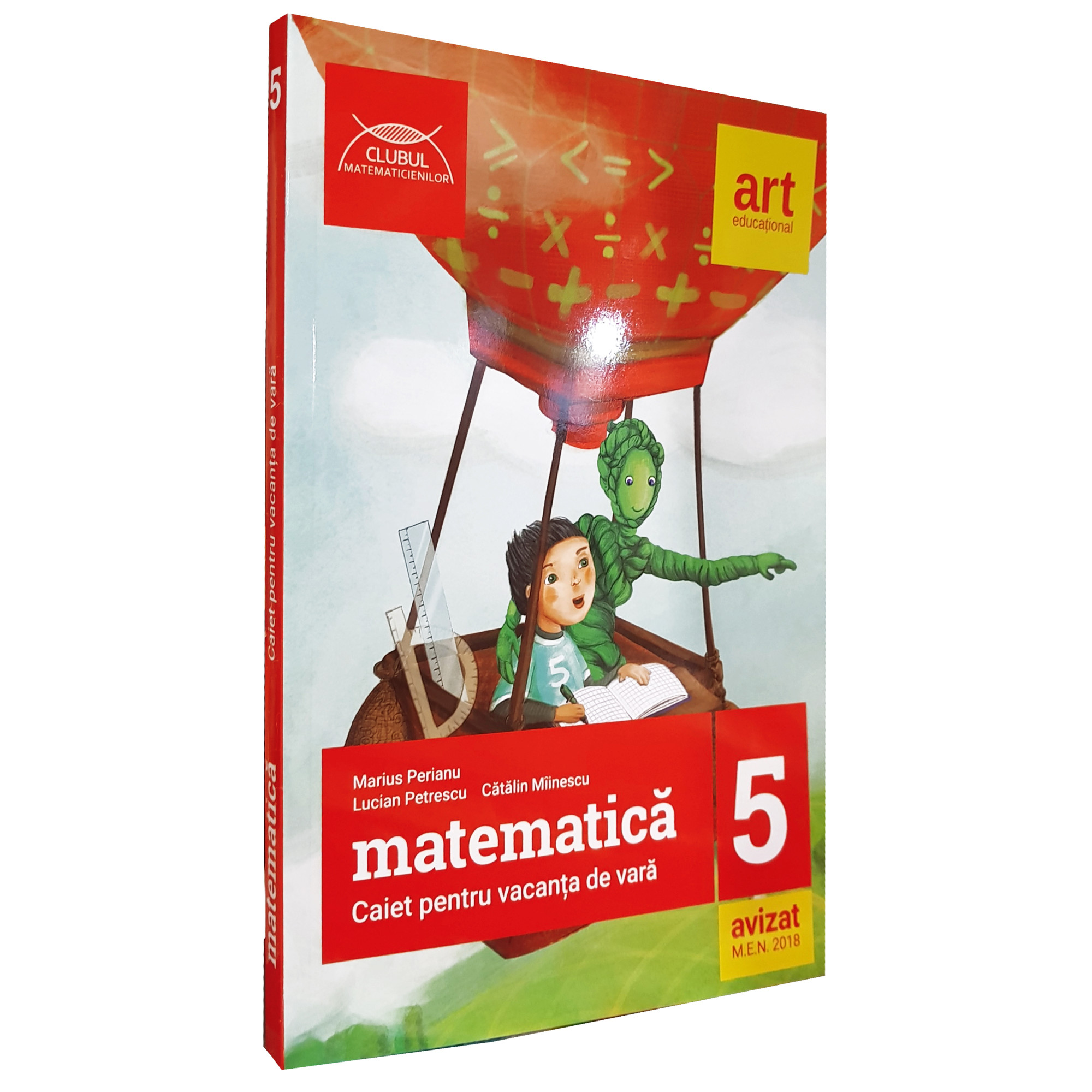 Matematica Caiet de Vacanta Clasa 5, Marius Perianu Lucian Petrescu Catalin Miinescu, Art Klett